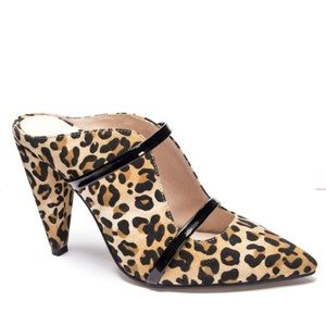 Chinese Laundry SHAYLA MULE leopard print sz 6.5